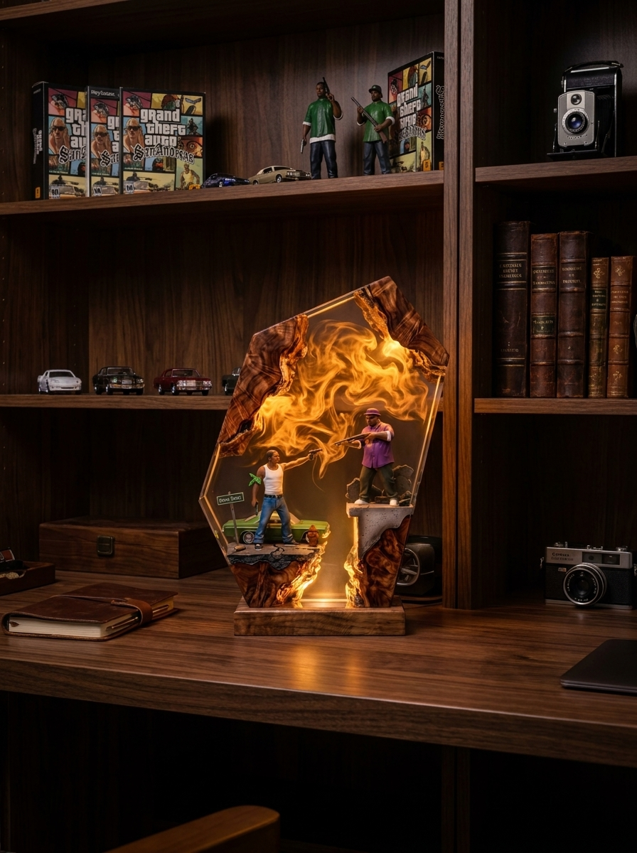 GTA San Andreas Resin Lamp
